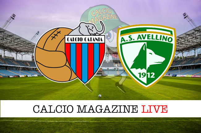 Catania Avellino cronaca diretta live risultato in tempo reale