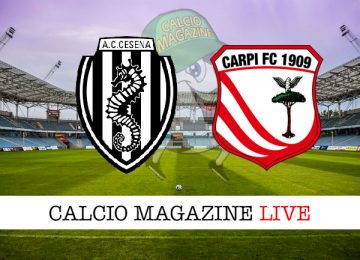 Cesena Carpi cronaca diretta live risultato in tempo reale