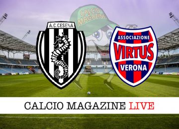 Cesena Virtus Verona cronaca diretta live risultato in tempo reale