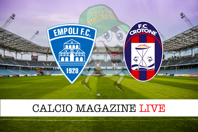 Empoli Crotone cronaca diretta live risultato in tempo reale