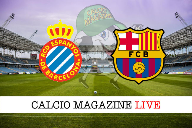 Espanyol Barcellona cronaca diretta live risultato in tempo reale