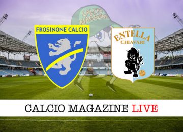 Frosinone Virtus Entella cronaca diretta live risultato in tempo reale