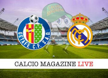 Getafe Real Madrid cronaca diretta live risultato in tempo reale