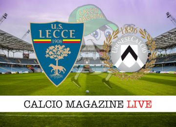 Lecce Udinese cronaca diretta live risultato in tempo reale