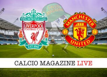 Liverpool Manchester United cronaca diretta live risultato in tempo reale