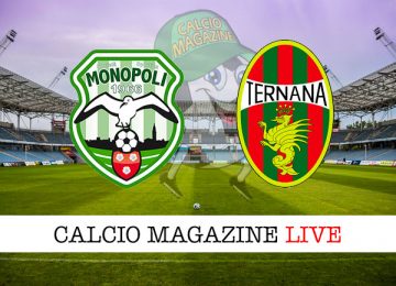 Monopoli Ternana cronaca diretta live risultato in tempo reale