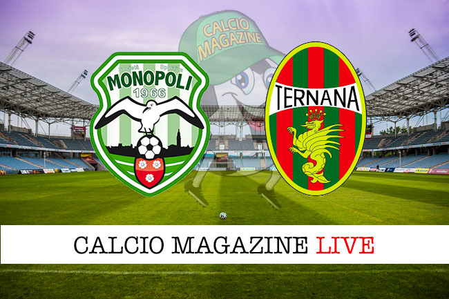 Monopoli Ternana cronaca diretta live risultato in tempo reale