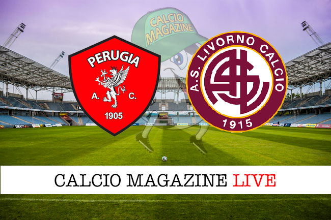 Perugia Livorno cronaca diretta live risultato in tempo reale