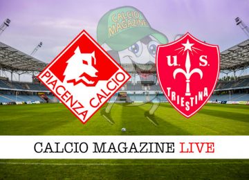 Piacenza Triestina cronaca diretta live risultato in tempo reale