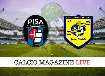 Pisa Juve Stabia cronaca diretta live risultato in tempo reale