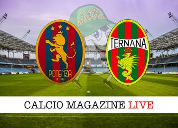 Potenza Ternana cronaca diretta live risultato in tempo reale