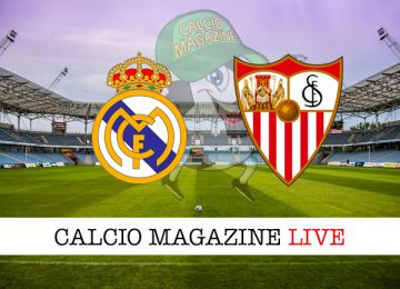 Real Madrid Siviglia cronaca diretta live risultato in tempo reale