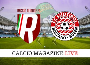 Reggio Audace Sud Tirol cronaca diretta live risultato in tempo reale