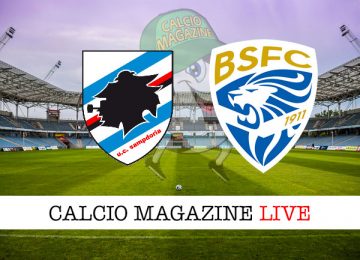 Sampdoria Brescia cronaca diretta live risultato in tempo reale