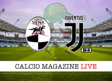 Siena Juventus U23 cronaca diretta live risultato in tempo reale
