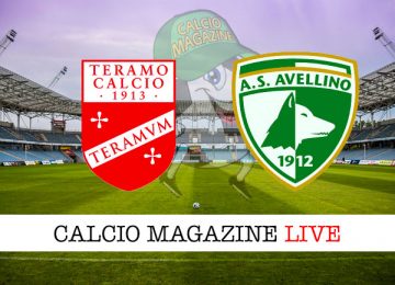 Teramo Avellino cronaca diretta live risultato in tempo reale