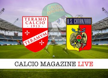 Teramo Catanzaro cronaca diretta live risultato in tempo reale