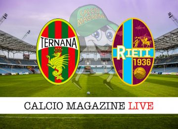 Ternana Rieti cronaca diretta live risultato in tempo reale