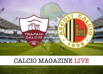 Trapani Ascoli cronaca diretta live risultato in tempo reale