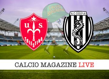 Triestina Cesena cronaca diretta live risultato in tempo reale