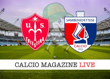 Triestina Sambenedettese cronaca diretta live risultato in tempo reale