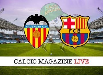 Valencia Barcellona cronaca diretta live risultato in tempo reale