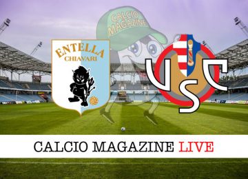 Virtus Entella Cremonese cronaca diretta live risultato in tempo reale