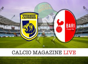 Viterberse Bari cronaca diretta live risultato in tempo reale