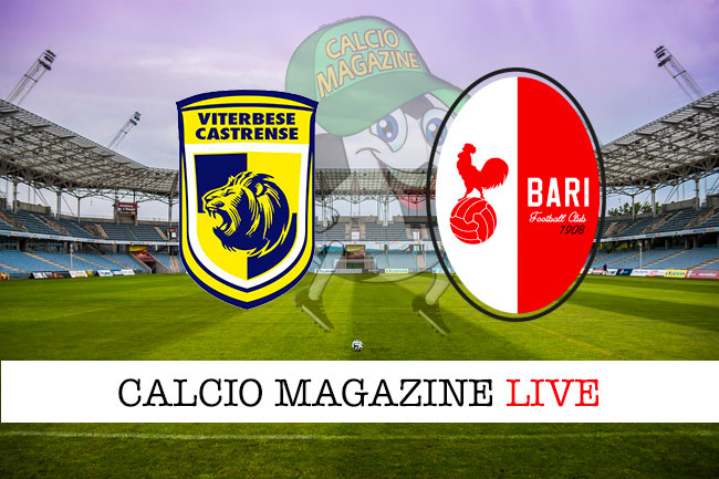 Viterberse Bari cronaca diretta live risultato in tempo reale