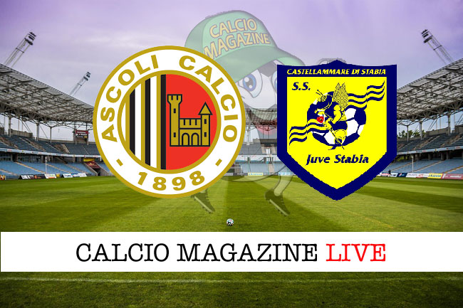 Ascoli Juve Stabia cronaca diretta live risultato in tempo reale