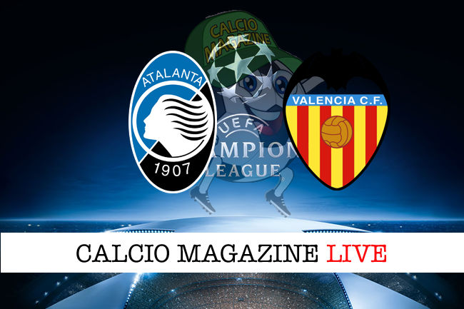 Atalanta Valencia cronaca diretta live risultato in tempo reale