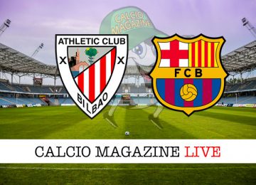 Athletic Bilbao Barcellona cronaca diretta live risultato in tempo reale