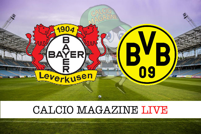 bayern leverkusen borussia dortmund cronaca diretta live risultato in tempo reale