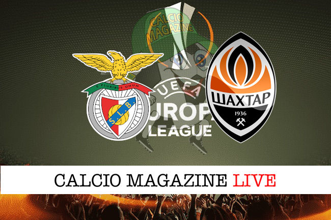 Benfica Shakhtar Donetsk cronaca diretta live risultato in tempo reale