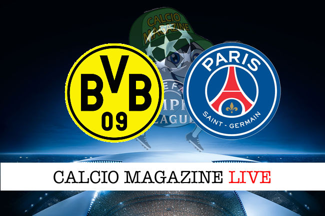 Borussia Dortmund PSG cronaca diretta live risultato in tempo reale