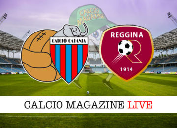 Catania Reggina cronaca diretta live risultato in tempo reale