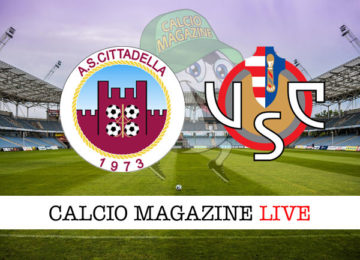 Cittadella Cremonese cronaca diretta live risultato in tempo reale