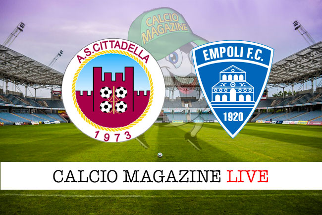 Cittadella Empoli cronaca diretta live risultato in tempo reale