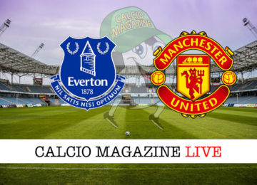 Everton Manchester United cronaca diretta live risultato in tempo reale