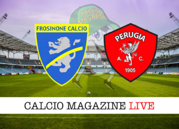 Frosinone Perugia cronaca diretta live risultato in tempo reale