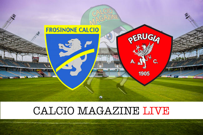 Frosinone Perugia cronaca diretta live risultato in tempo reale