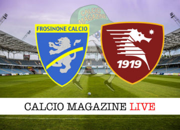 Frosinone Salernitana cronaca diretta live risultato in tempo reale