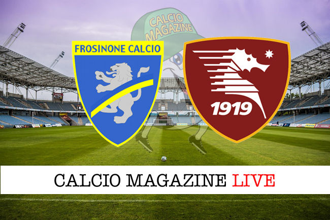 Frosinone Salernitana cronaca diretta live risultato in tempo reale