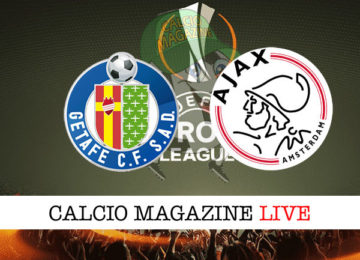 Getafe Ajax cronaca diretta live risultato in tempo reale