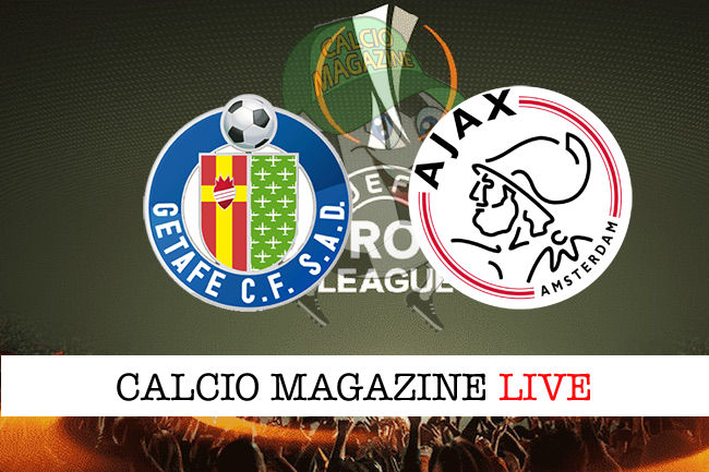 Getafe Ajax cronaca diretta live risultato in tempo reale