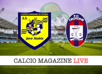 Juve Stabia Crotone cronaca diretta live risultato in tempo reale