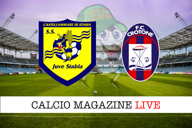 Juve Stabia Crotone cronaca diretta live risultato in tempo reale