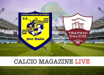 Juve Stabia Trapani cronaca diretta live risultato in tempo reale