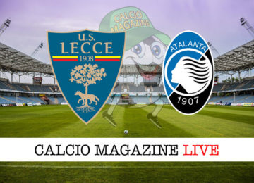 Lecce Atalanta cronaca diretta live risultato in tempo reale