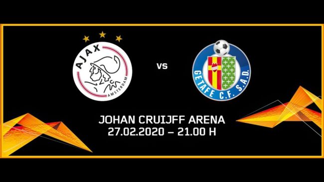 Diretta Ajax - Getafe: risultato in tempo reale, tabellino